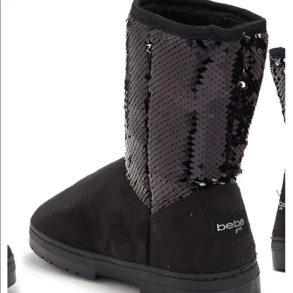 Bebe girls Suede / Sequins Boots NWT